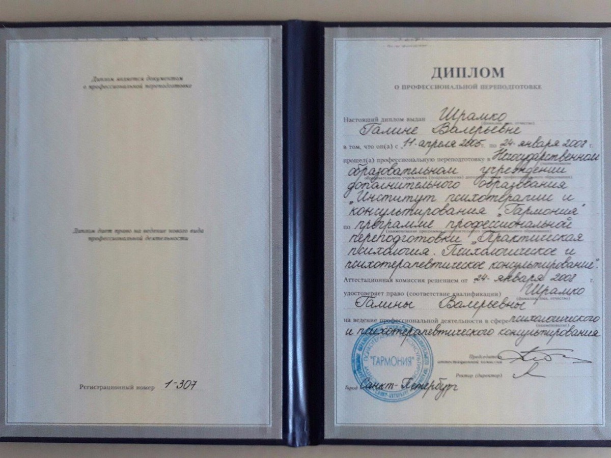 Сертификат по ведению групп